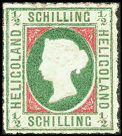 Briefmarke Helgoland Nr.1