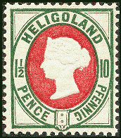 Briefmarke Helgoland Nr.13