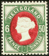 Briefmarke Helgoland Nr.14