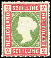 Briefmarke Helgoland Nr.3
