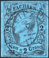 Briefmarke Sachsen Nr.10