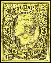 Briefmarke Sachsen Nr.11