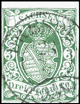 Briefmarke Sachsen Nr.2