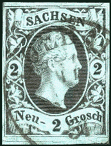 Briefmarke Sachsen Nr.5