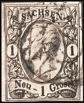 Briefmarke Sachsen Nr.9